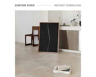 Digitaldruck, minimalistischer zeitgenössischer Kunstdruck, One-Line-Print, Wohnzimmer Schlafzimmer Wanddekoration, modernes Monochromes Poster, Schwarz-Weiß-Linie