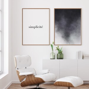 Set of 2 Prints, Abstract Watercolour Print, Minimalist Printable, Quote Print, Minimalist Abstract Art, Wall Art, Quote Art Printable