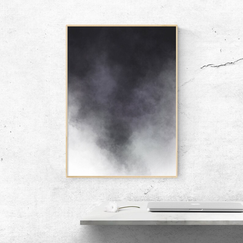 Set of 2 Prints, Abstract Watercolour Print, Minimalist Printable, Quote Print, Minimalist Abstract Art, Wall Art, Quote Art Printable