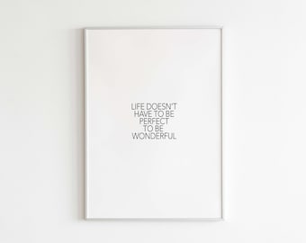 Inspirational Custom Quote Print, Motivational Typography Print, Minimalist Wall Art, Home Office Wall Decor, Contemporary Home Design