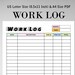 Editable Work Log Printable, Work Task Log, Time Spent Tracker ...