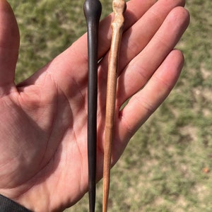 Hand carved Wooden hairpins/hairsticks