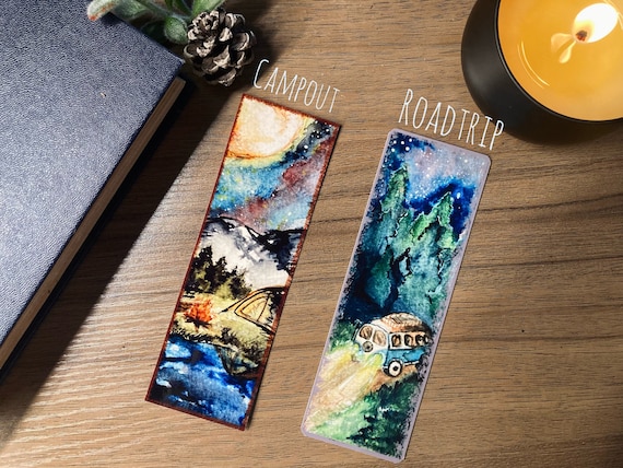 Mountain Van Life/Camping Bookmark -Heavyweight, Printed on Glossy Photo Paper