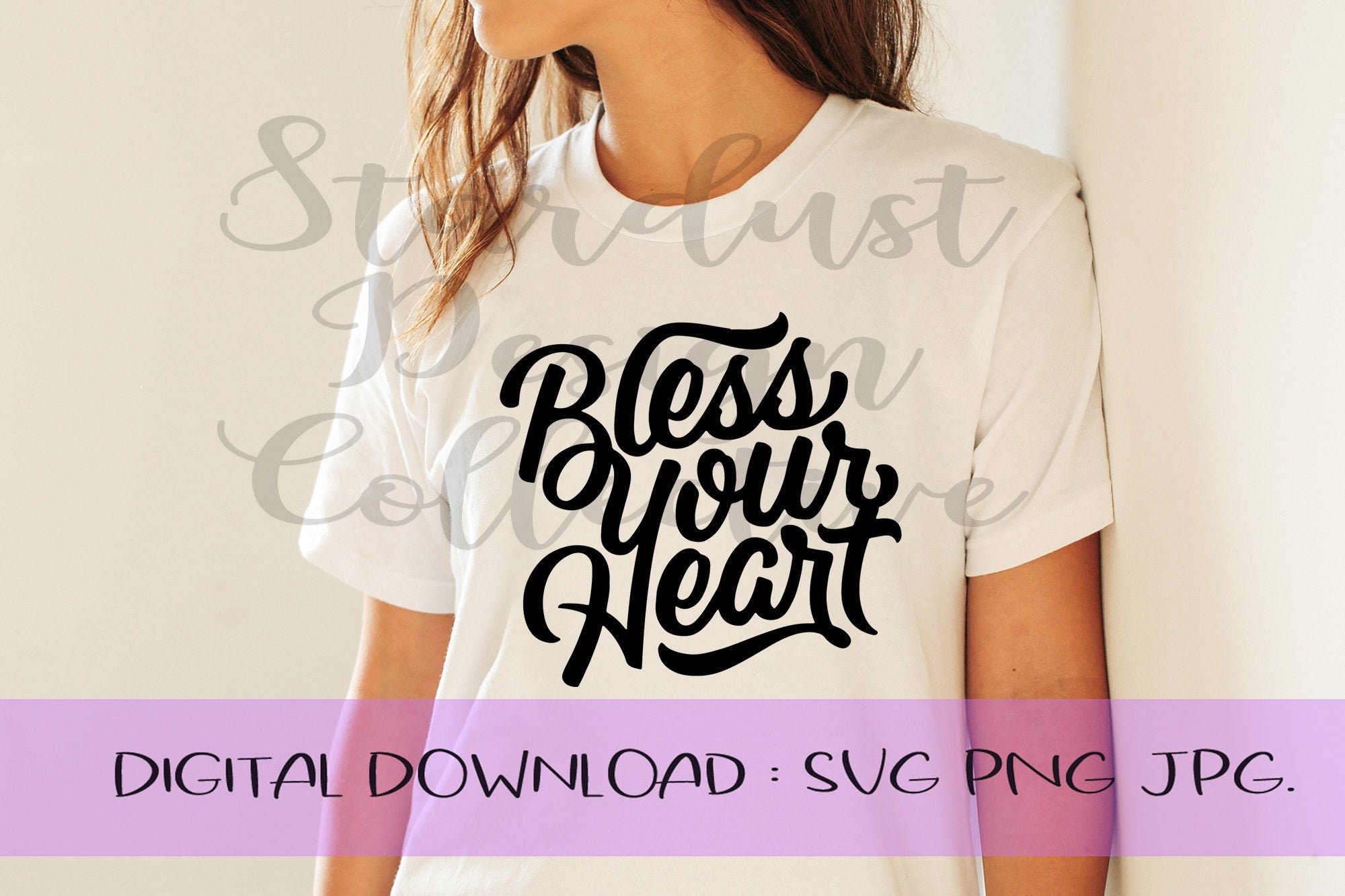 Bless Your Heart Cut File Printable jpeg png svg Cricut and Silhouette ...