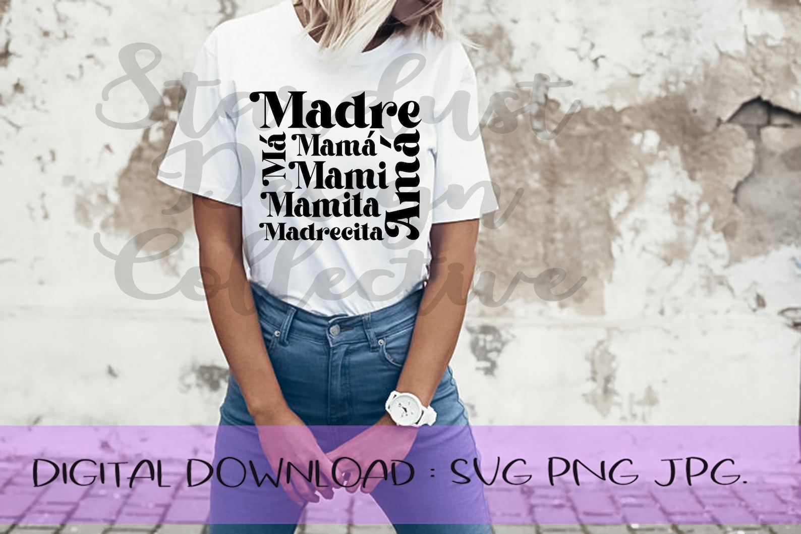 Mama SVG Words for Mom in Spanish Mami Ma Ama Mamita Etsy