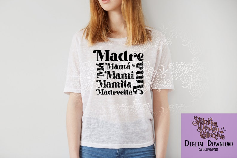 Mama SVG Words For Mom In Spanish Mami Ma Ama Mamita Etsy
