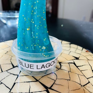 BLUE LAGOON slime transparent parfumé -  France