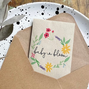 Flower seed bags with Demeter-certified wildflowers | Baby in Bloom