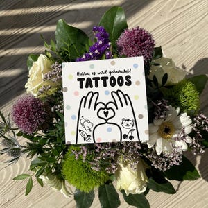 Children's tattoos for weddings, wedding favors for children, wedding activities, temporary tattoos image 4