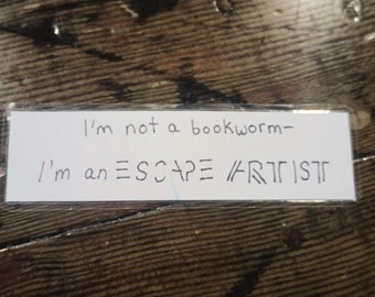 Reading quote bookmark handmade