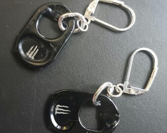 Monster tab earrings