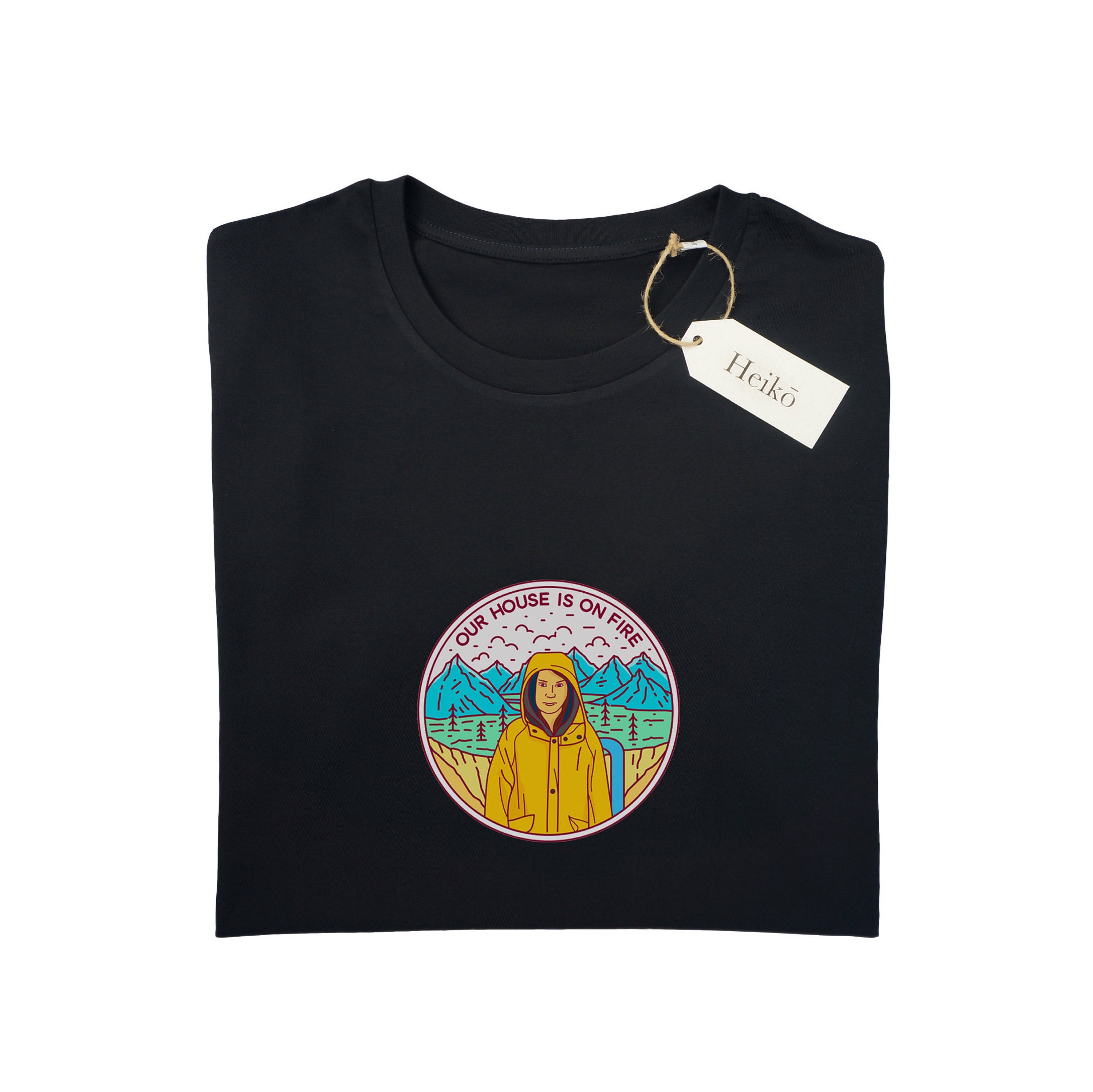 Heiko Greta Thunberg 100 Organic Cotton T Shirt High Etsy Heiko Greta Thunberg 100 Organic Cotton T Shirt High Etsy