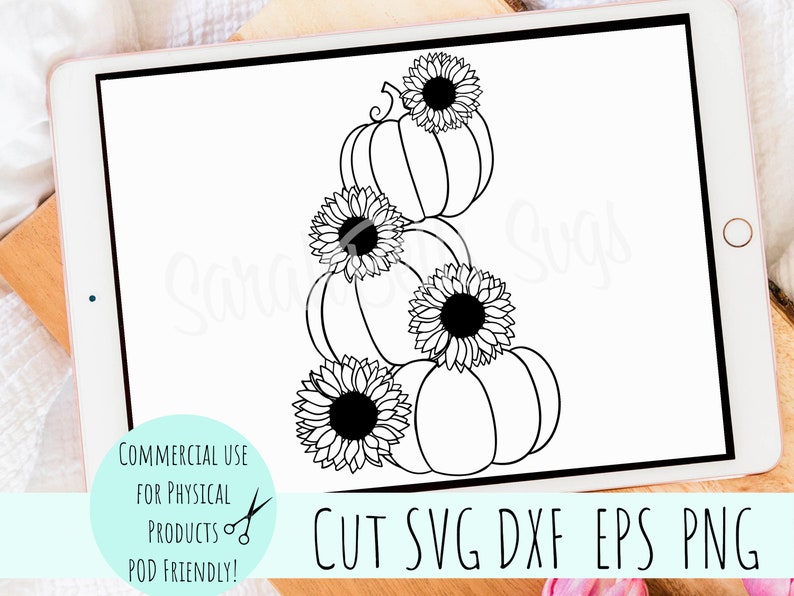 Free Free 240 Pumpkin And Sunflower Svg SVG PNG EPS DXF File