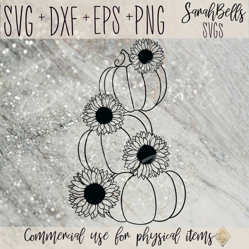 Free Free 143 Pumpkin And Sunflower Svg SVG PNG EPS DXF File