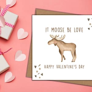 Carte de Saint-Valentin | Il faut que l’amour soit | mignonne | drôle