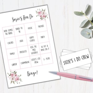 Juego de bingo de despedida de soltera / juego de fiesta / bingo nupcial / despedida de soltera / Sr. y Sra. / Sra. y Sra. / mismo sexo