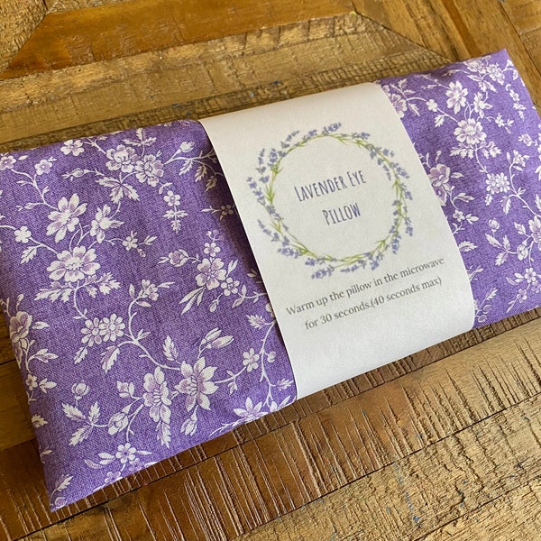 Lavender Flaxseed Eye Pillow | Yoga Eye Pillow | Made In Canada