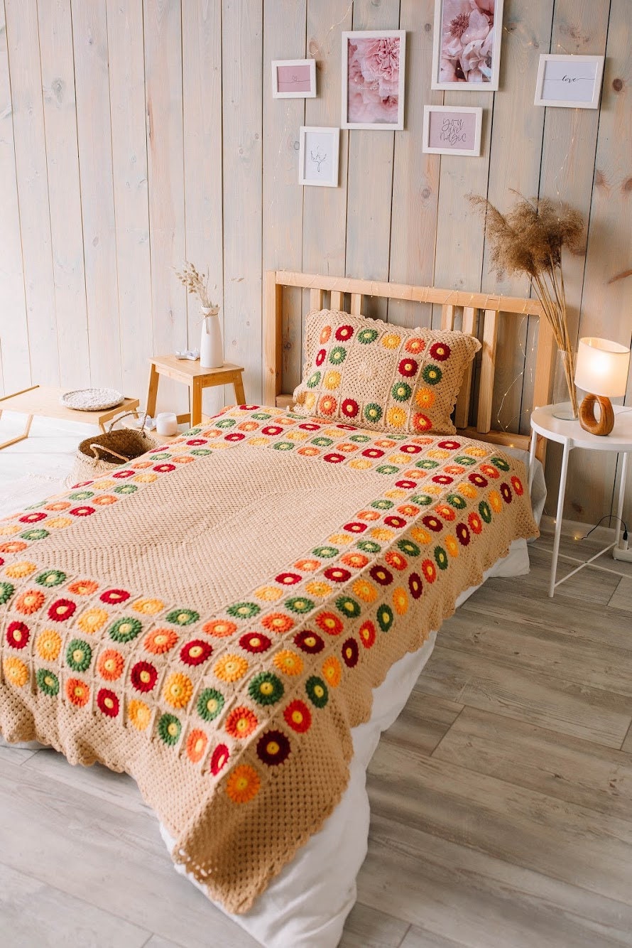 Bed cover and pillow cover Etsy