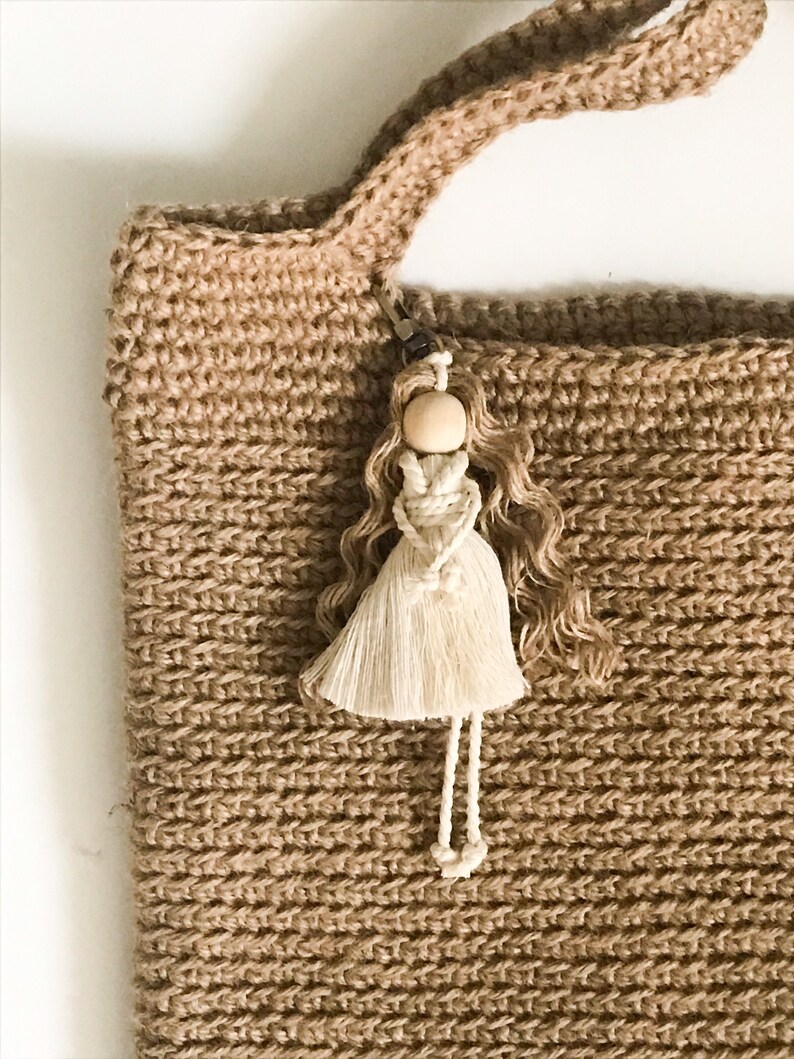 Jute bag eco friendly bag crochet bag shopper bag