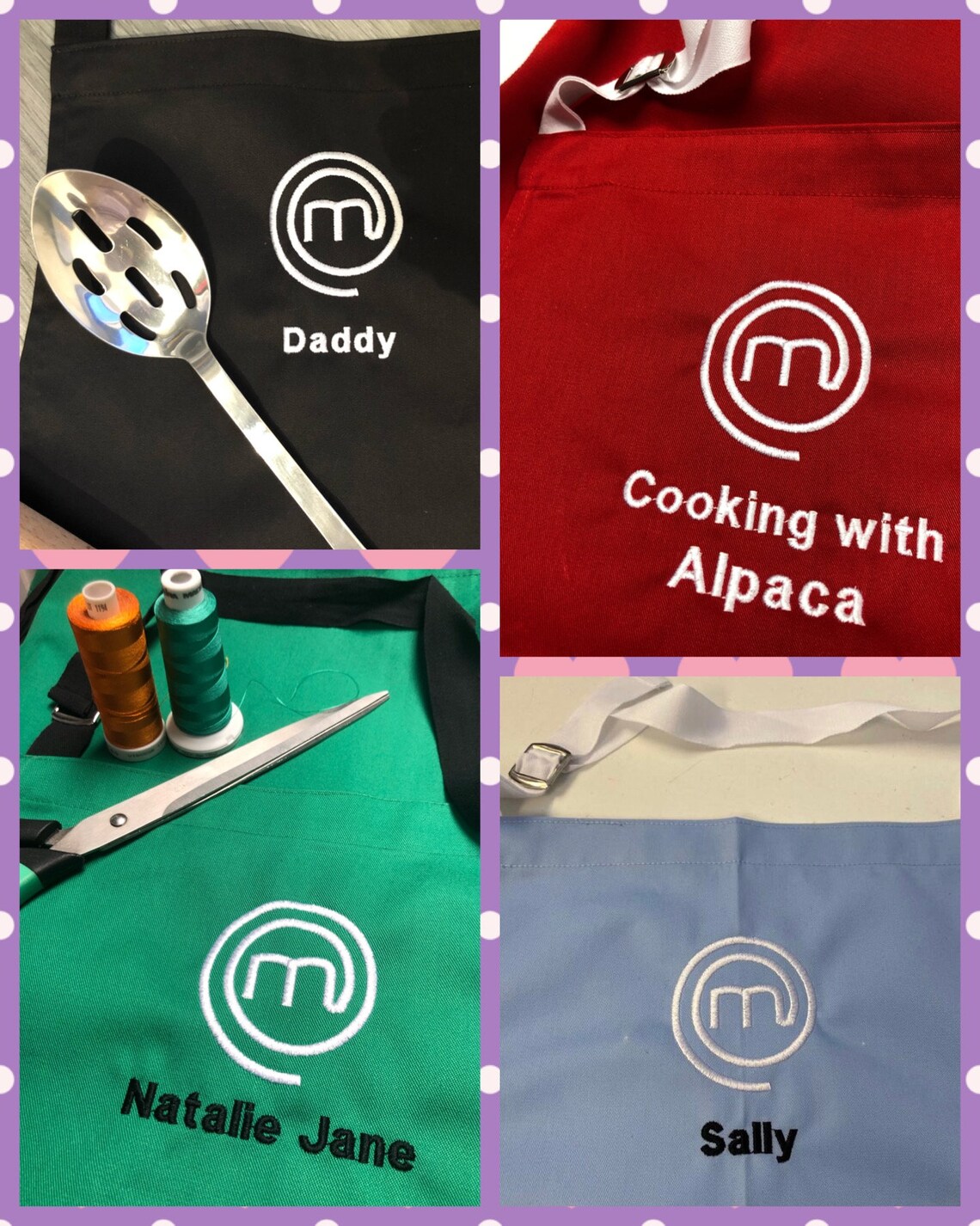 Masterchef style apron. Apron Personalised. Trendy Apron. Etsy