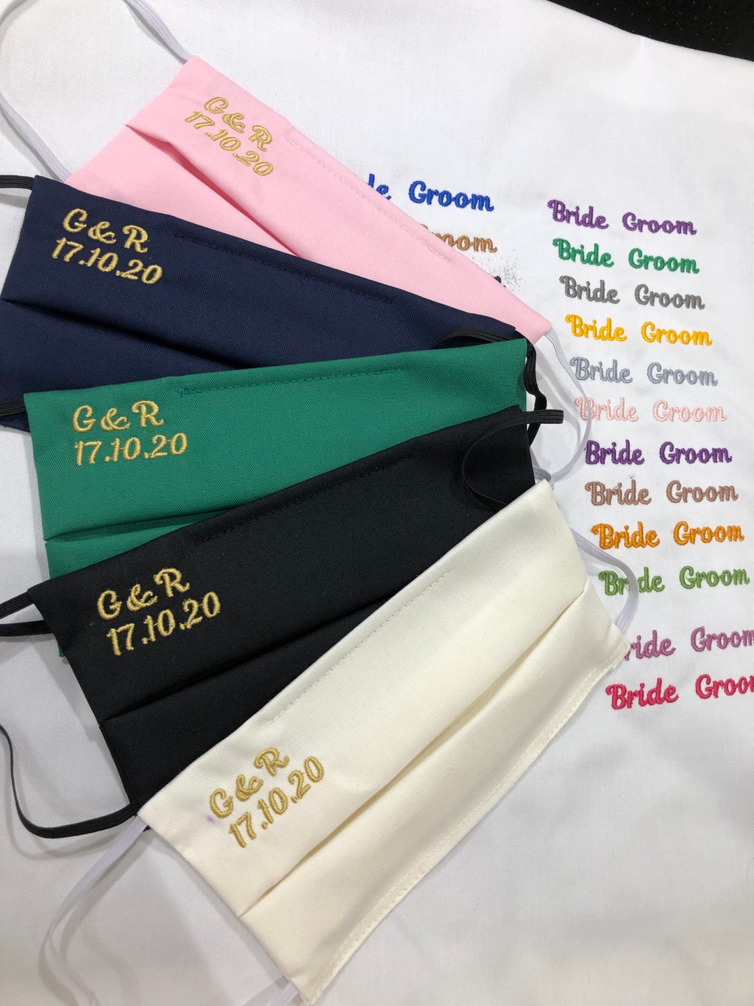 Bridal Face Masks Wedding Masks UK Wedding Party Face Mask Etsy UK