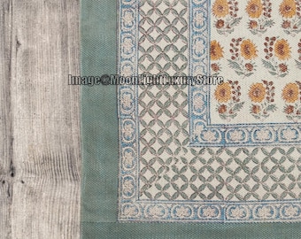 3x5 Ft Rug, Cotton Rug, Handmade Rug, Hand block Printed Rug, Floor Area Rug, Boho Rug, Hand woven Rug, Decorative Rug, Indian Rug Carpet