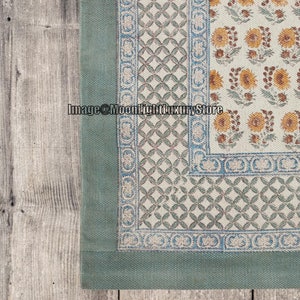 10x14 Ft Rug, Cotton Rug, Handmade Rug, Hand block Printed Rug, Floor Area Rug, Boho Rug, Hand woven Rug, Decorative Rug, Indian Rug Carpet