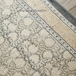 5x8 Ft Rug, Cotton Rug, Handmade Rug, Hand block Printed Rug, Floor Area Rug, Boho Rug, Hand woven Rug, Decorative Rug, Indian Rug Carpet