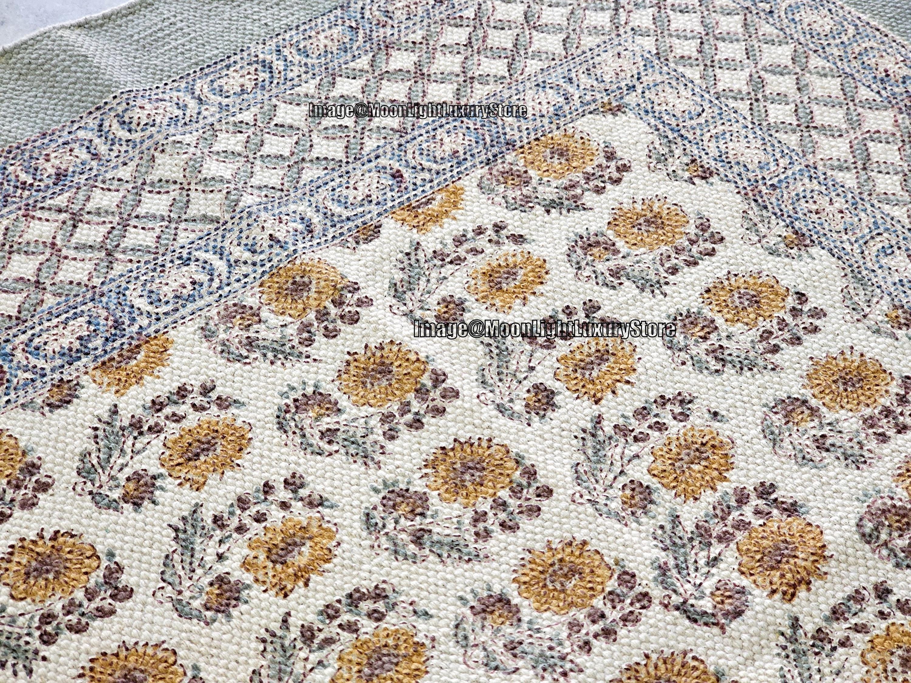 2x12 Ft Runner Rug Cotton Rug Carpet Rug Decorative Rug Runner Handmade Floor Rug Area Rug Bohemian Rug Modern Rug Antique Indian Boho Rug