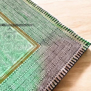 Square Rug 4x4ft, 5x5ft, 6x6ft, Cotton Rug, Handmade Rug, Hand block Printed Rug, Floor Area Rug, Boho Rug, Woven Rug, Decor Rug, Indian Rug
