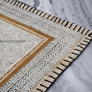 2x8 Ft Runner Rug Cotton Rug Carpet Rug Decorative Rug Runner Handmade Floor Rug Area Rug Bohemian Rug Modern Rug Antique Indian Boho Rug