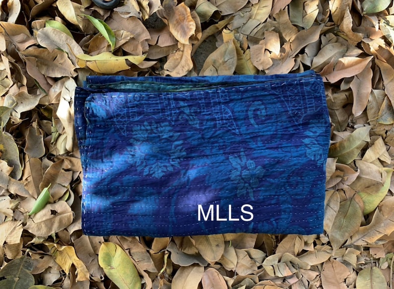 MoonLightLuxuryStore Kantha Quilt Throw