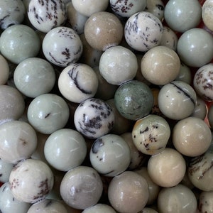 1 Full Strand 15.5&quot; A Grade Natural Loose Round Polished Semi Precious Pine Leaf Jasper Gemstone Beads 4mm 6mm 8mm 10mm 12mm