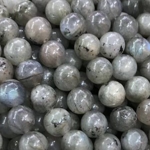1 Full Strand 15.5&quot; Genuine Natural Loose Round Semi Precious Healing Stone Smooth Fire Labradorite Gemstone Beads 4mm 6mm 8mm 10mm 12mm