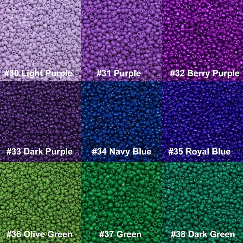 20 Grams Assorted Opaque 39 Colors 12/0 8/0 6/0 Loose Spacer Czech Glass Slimming Waist Seed Beads for DIY Jewelry Craft Making 2mm 3mm 4mm image 7