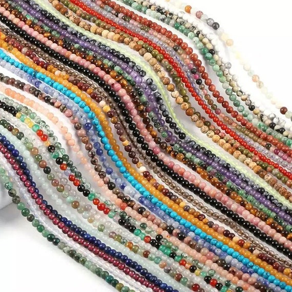 ite round beads, Polished gemstone beads, Jewelry making strand