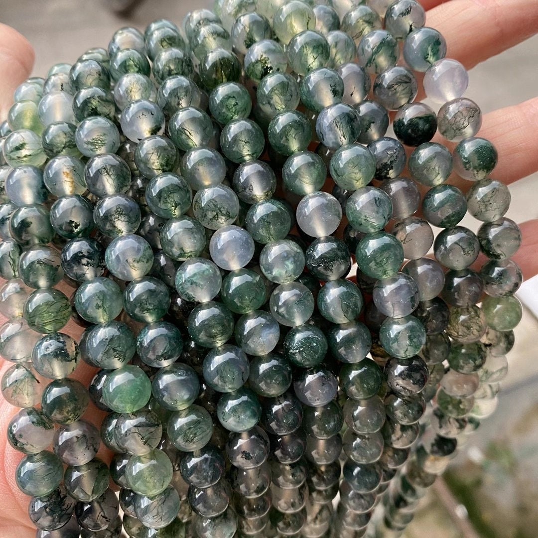 Natural Aquamarine Round Loose Beads - 15 Strands, Choose Size 4mm To 12mm 12 thumbnail image