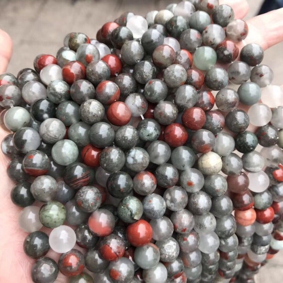 Bright Red Agate Beads Natural Stone 6 8 10mm Round Loose