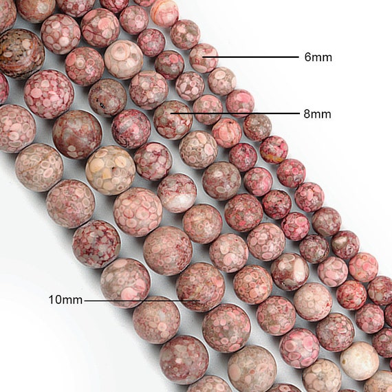 6mm Natural (Red Crystal Beads) Gemstone Round Loose Beads Approxi 15.5  inch 60pcs 1 Strand per Bag for Jewelry Making Findings Accessories