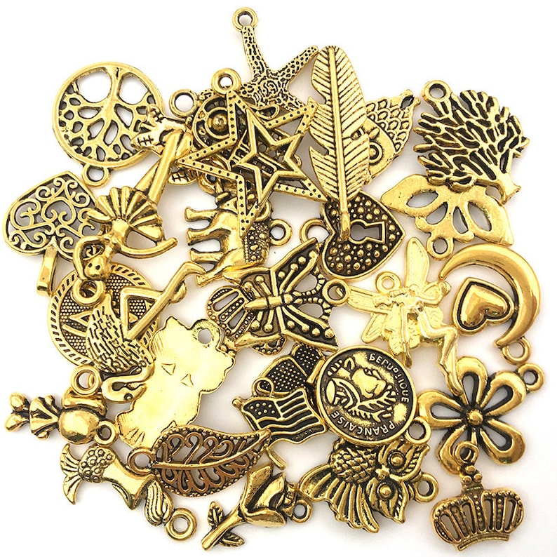 Bulk Wholesale Lot Assorted Style Multicolor Gold Emaille Charms für DIY Armband Halskette Handmade Schmuck Herstellung Zubehör Bild 9