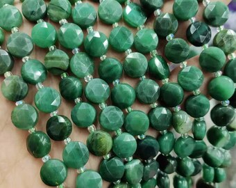 15 Perle Sciolte Di Giada Rossa Naturale Sfaccettata 6mm - Foto 10