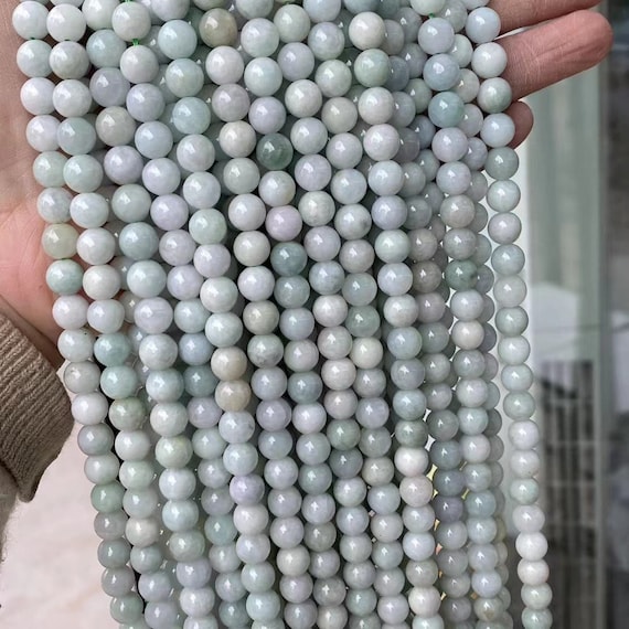 Perle Di Pietra Di Giada Persiana Multicolore Naturale Perline Distanziatrici Rotonde Allentate Per La Creazione Di Gioielli Accessori Per Bracciali Fai Da Te 15 ''6 -12MM - Foto 6