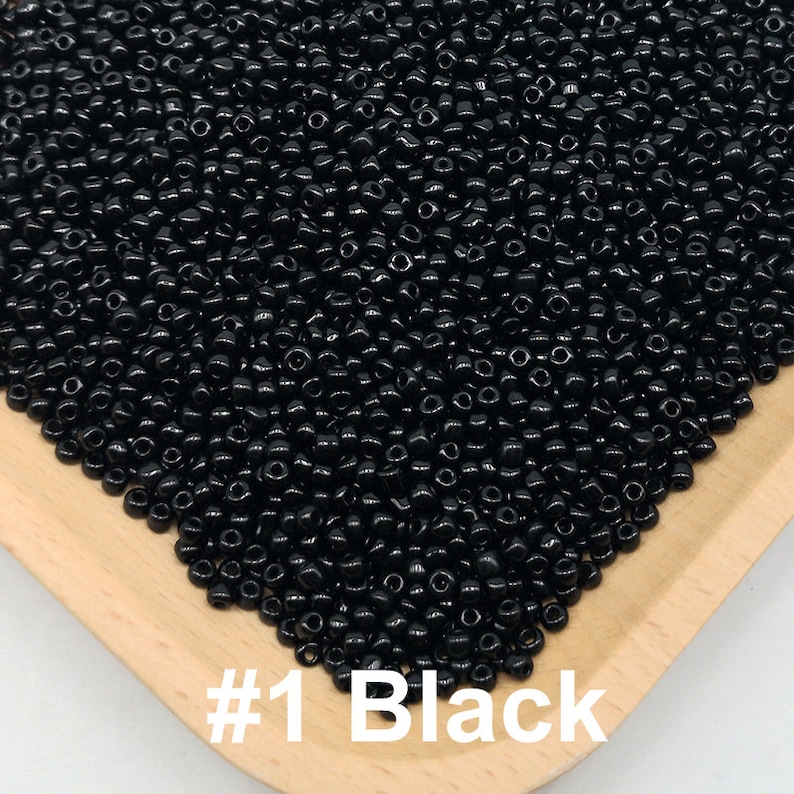 20 Grams Assorted Opaque 39 Colors 12/0 8/0 6/0 Loose Spacer Czech Glass Slimming Waist Seed Beads for DIY Jewelry Craft Making 2mm 3mm 4mm image 2