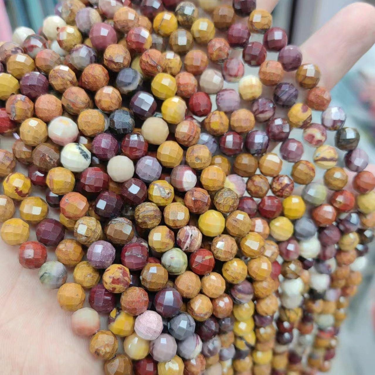 74 Pezzi (2 Fili/set) 10 Mm Acquamarina Perline Rotonde Lisce Perline - Foto 9