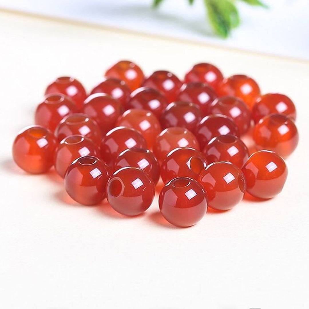 Cheriswelry Kit Di 300 Perline Rotonde In Agata Naturale Effetto - Foto 8