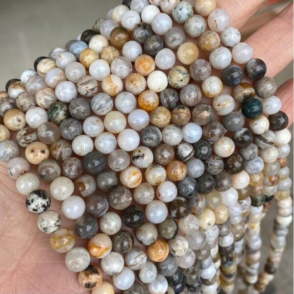 Bamboo Leaf Agate Etsy