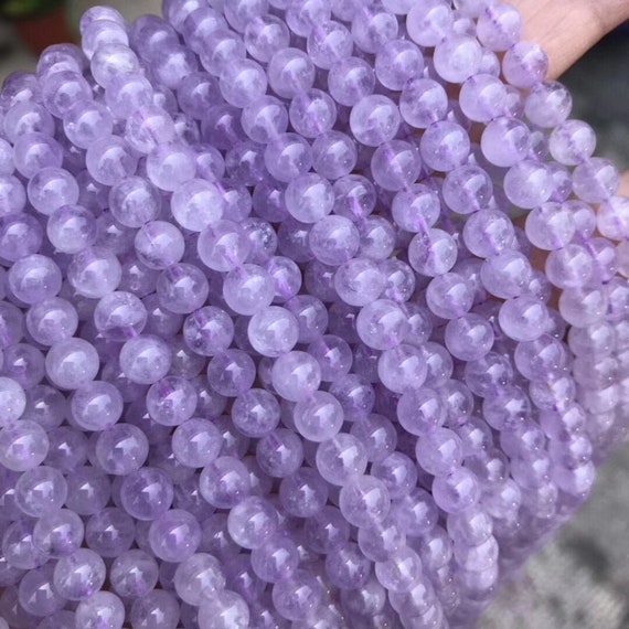 Perline Sciolte Di Ametista Viola Scuro Naturale Autentica - Foto 12