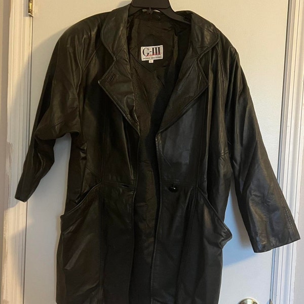 Vintage G-III Global Leather Fashions Jacket Size L