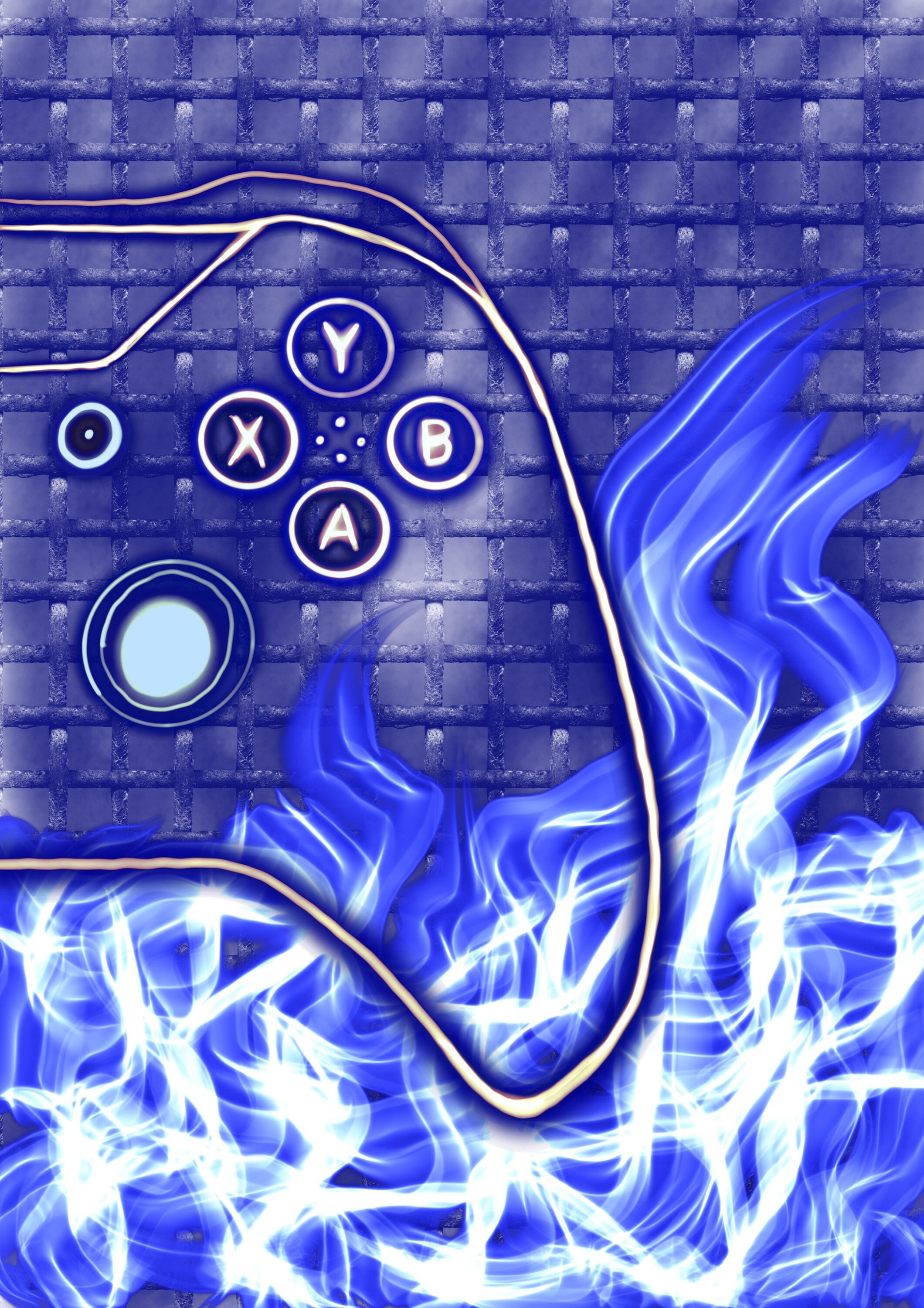 Set of 2. Xbox wall art. NEON Xbox prints. Xbox controller Etsy