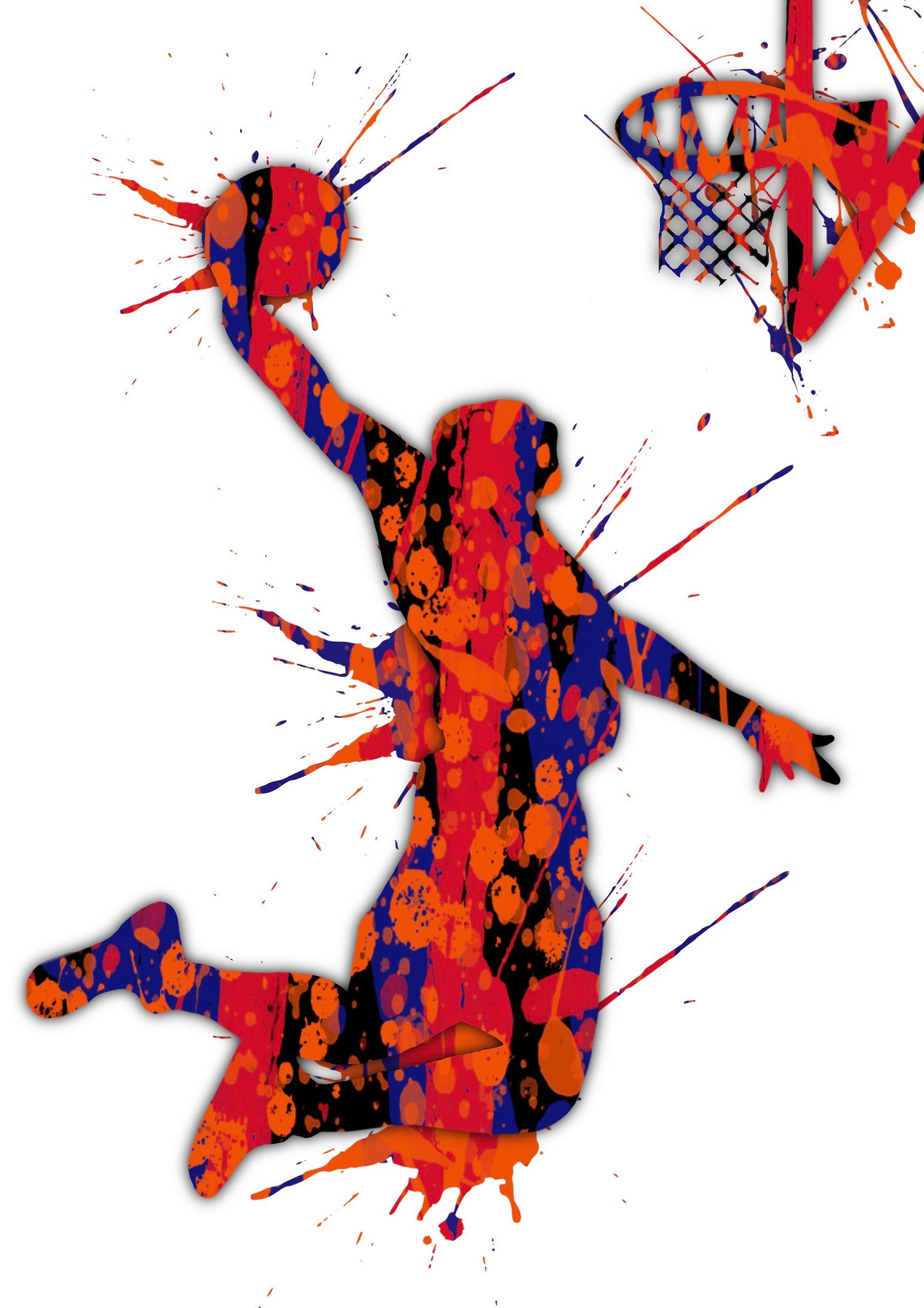 Set of 3. Basketball prints. Basketball wall art. Basketball Etsy